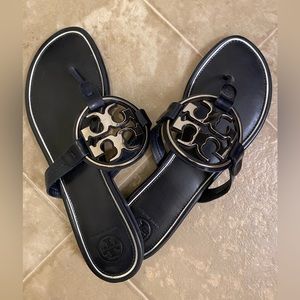 Tory Burch - Miller navy sandal brand new